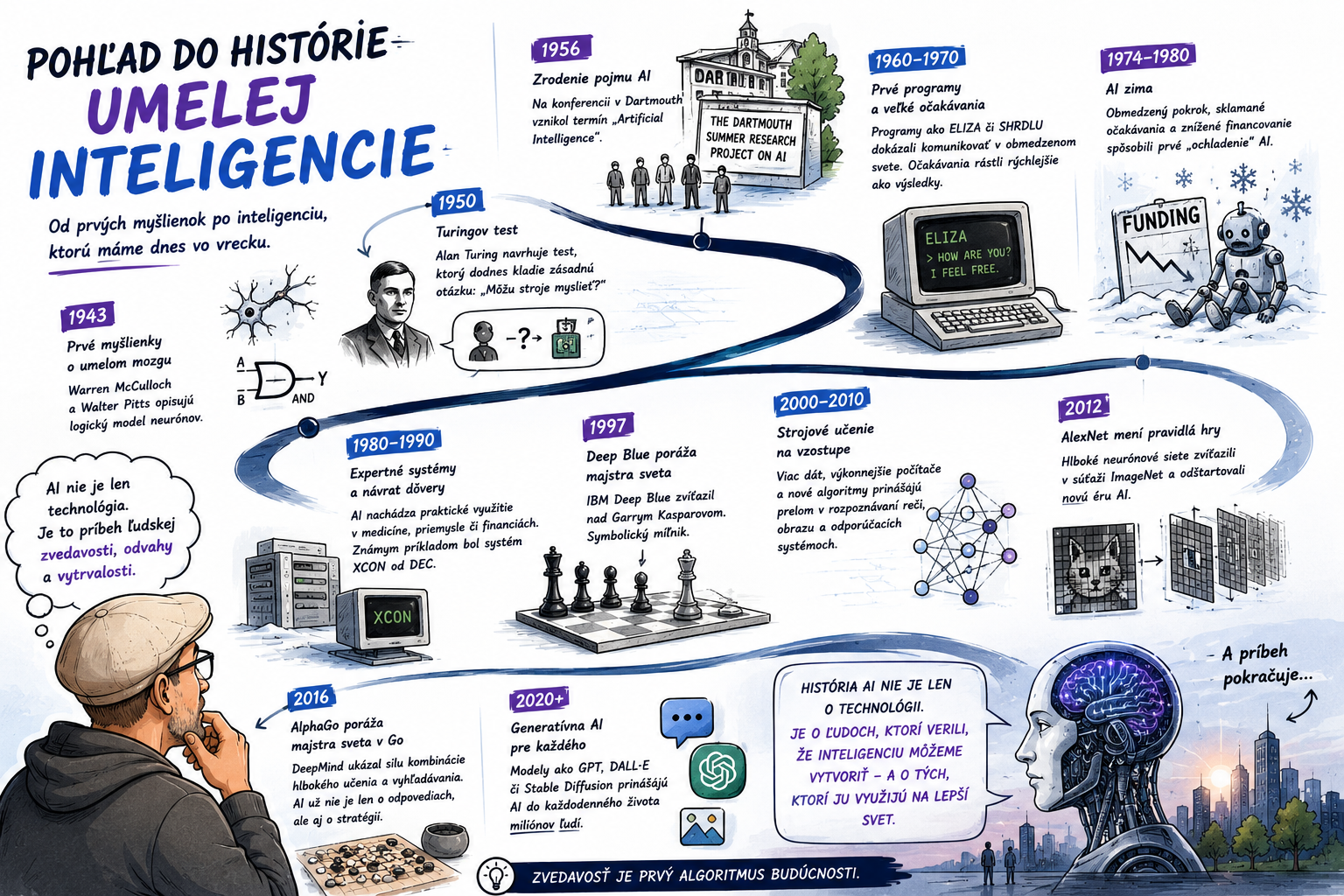 Pohľad do histórie umelej inteligencie